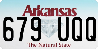 AR license plate 679UQQ