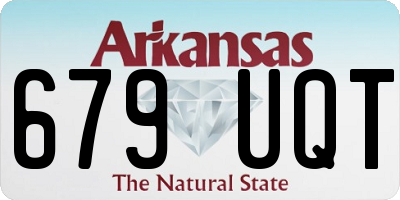 AR license plate 679UQT