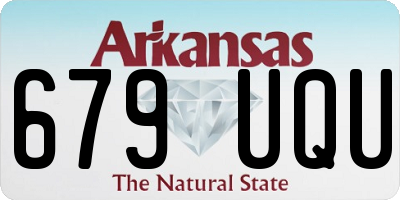 AR license plate 679UQU