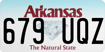 AR license plate 679UQZ