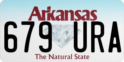 AR license plate 679URA