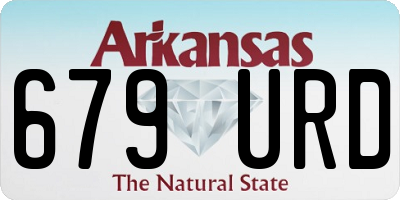 AR license plate 679URD