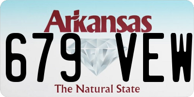 AR license plate 679VEW