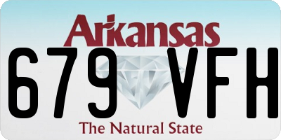 AR license plate 679VFH