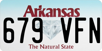 AR license plate 679VFN