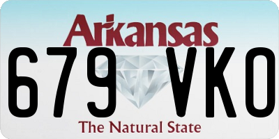 AR license plate 679VKO
