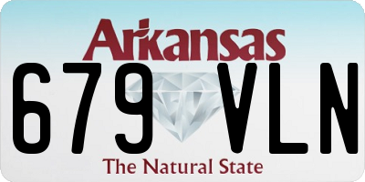 AR license plate 679VLN