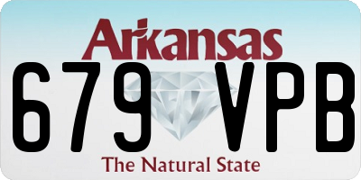 AR license plate 679VPB