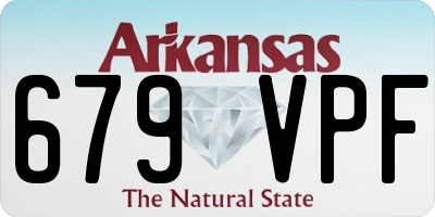 AR license plate 679VPF
