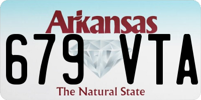 AR license plate 679VTA