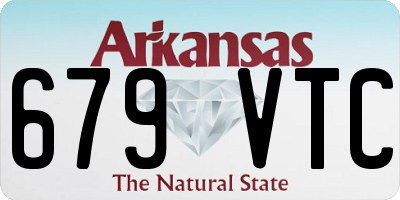 AR license plate 679VTC