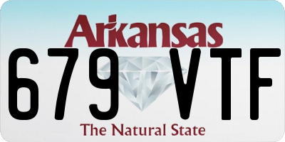 AR license plate 679VTF