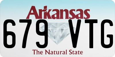 AR license plate 679VTG