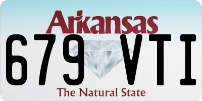 AR license plate 679VTI