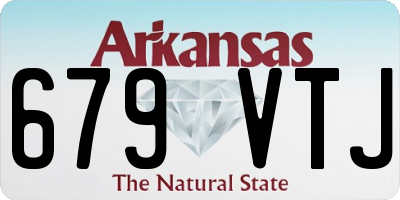 AR license plate 679VTJ