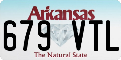 AR license plate 679VTL