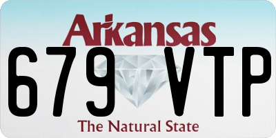 AR license plate 679VTP
