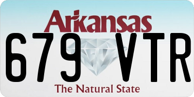 AR license plate 679VTR