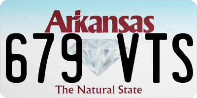 AR license plate 679VTS