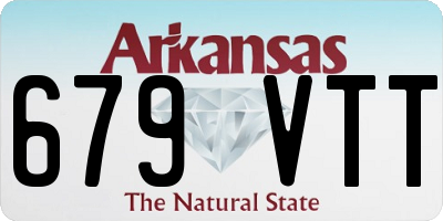 AR license plate 679VTT