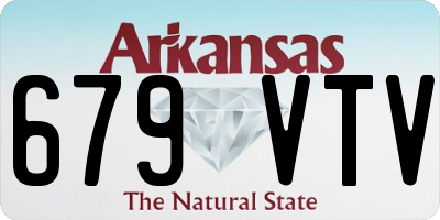 AR license plate 679VTV