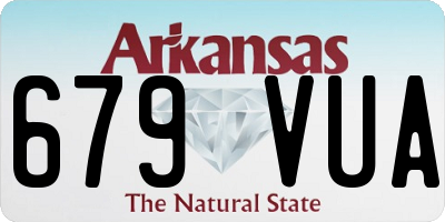 AR license plate 679VUA