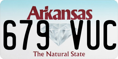 AR license plate 679VUC
