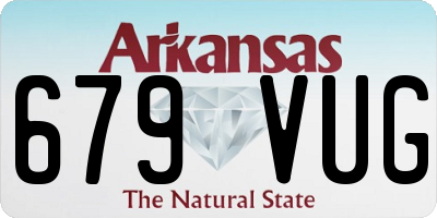 AR license plate 679VUG
