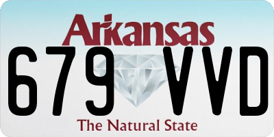 AR license plate 679VVD