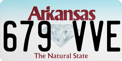 AR license plate 679VVE