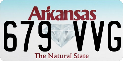 AR license plate 679VVG