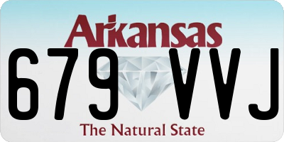 AR license plate 679VVJ