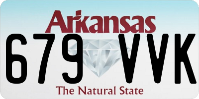 AR license plate 679VVK