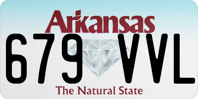 AR license plate 679VVL