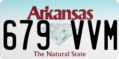 AR license plate 679VVM