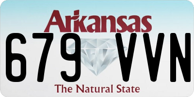 AR license plate 679VVN