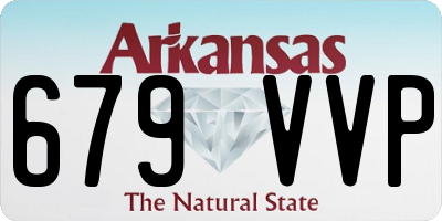 AR license plate 679VVP