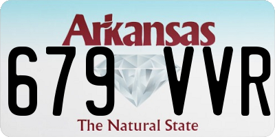 AR license plate 679VVR