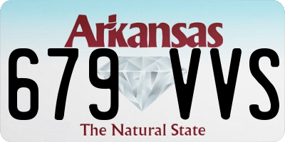 AR license plate 679VVS