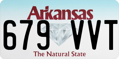 AR license plate 679VVT