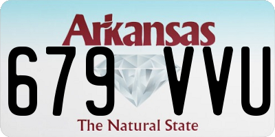 AR license plate 679VVU