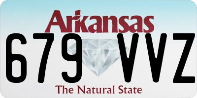 AR license plate 679VVZ