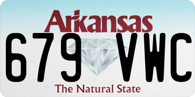 AR license plate 679VWC