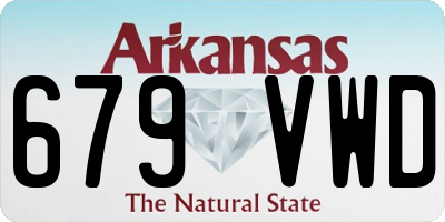 AR license plate 679VWD