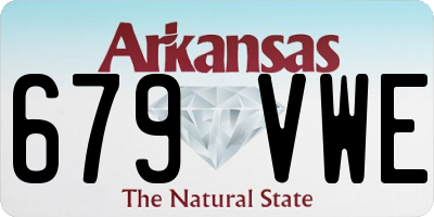 AR license plate 679VWE