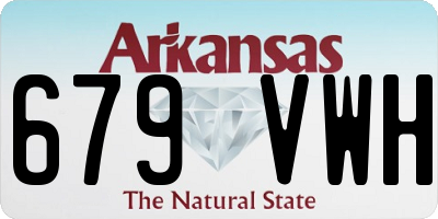 AR license plate 679VWH