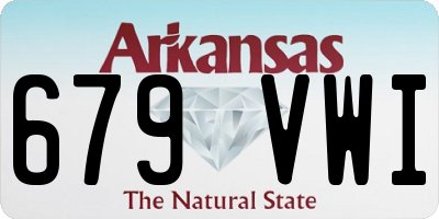 AR license plate 679VWI