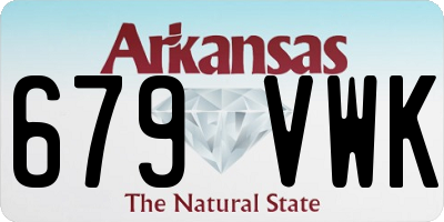 AR license plate 679VWK