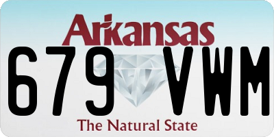 AR license plate 679VWM