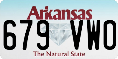 AR license plate 679VWO
